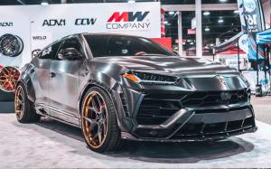 Lamborghini Urus by RDB LA on ADV.1 Wheels (ADV006 TRACK SPEC ADVANCED) (Brushed Black) 2019 года